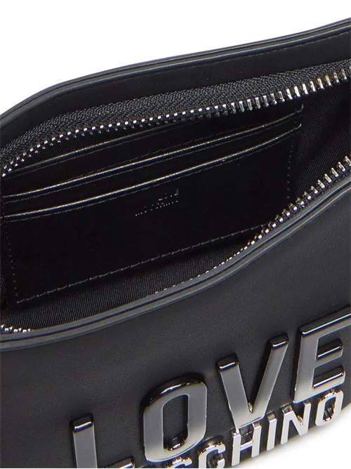 BORSA PU GRS NERO+GALV.NIKEL LOVE MOSCHINO | JC4256PP0MKD0/00B